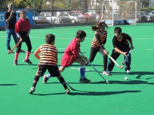 El hockey sobre césped es una de las actividades previstas para el sábado.