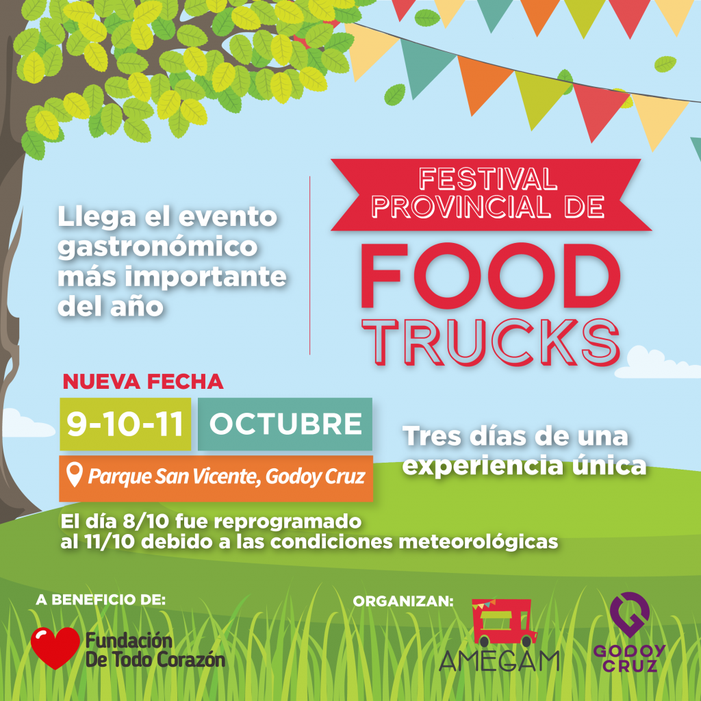 Festival de Foodtrucks en el Parque San Vicente este fin de semana